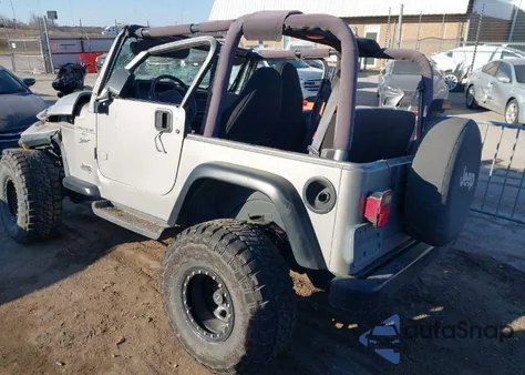 2000 Jeep Wrangler Sport from USA, damaged, VIN 1J4FA49S2YP738494